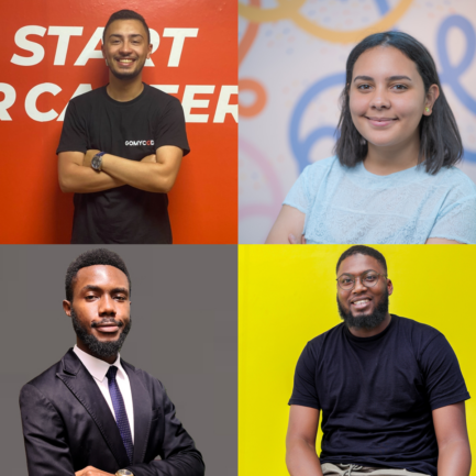 Mohamed and the Go My Code Career Team